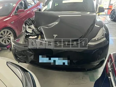 Photo 1 of 31: 2022 Tesla Model Y Long Range, VIN 7SAYGDEE7NF565867 — Korean insurance auction