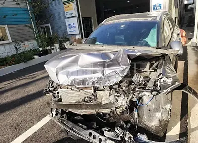 Photo 1 of 11: 2019 Hyundai Tucson, VIN KMHJ581ABKU832303 — Korean insurance auction