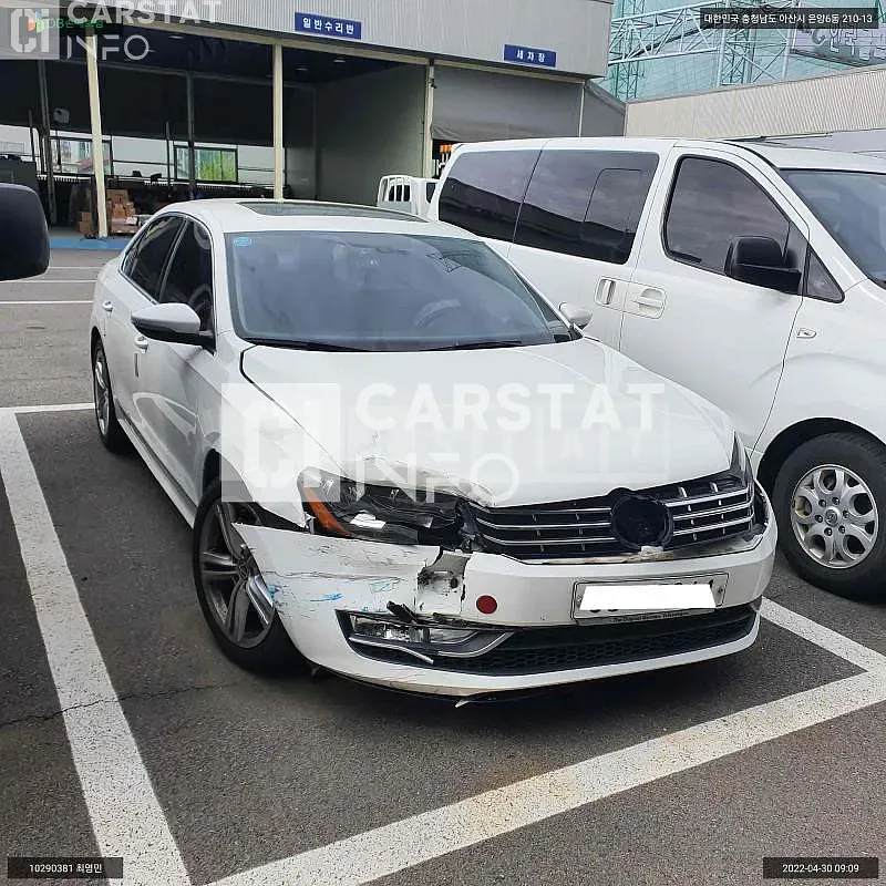 Photo 2 of 6: 2015 Volkswagen Passat 2.0 TDI, VIN 1VWZZZA3ZFC093513 — Korean insurance auction
