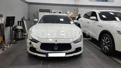Photo 1 of 26: 2016 Maserati Ghibli Diesel, VIN ZAM57TSA4G1184867 — Korean insurance auction