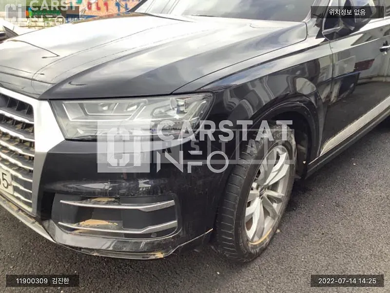 Photo 2 of 20: 2019 Audi Q7 45 TFSI quattro, VIN WAUZZZ4M8KD044285 — Korean insurance auction