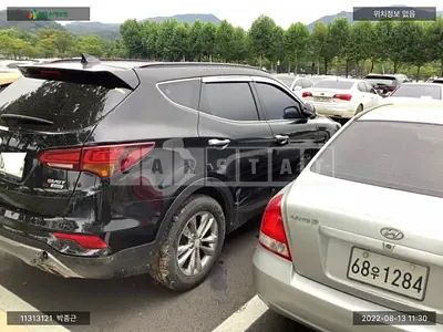 Photo 1 of 8: 2015 Hyundai Santa Fe, VIN KMHSW81UDGU564214 — Korean insurance auction
