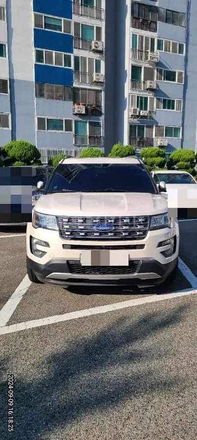 Photo 1 of 10: 2017 Ford Explorer 2.3 AWD — Korean insurance auction