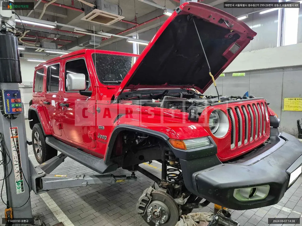 Photo 2 of 13: 2019 Jeep Zip Wrangler Sahara, VIN 1C4HJXEN2KW560471 — Korean insurance auction