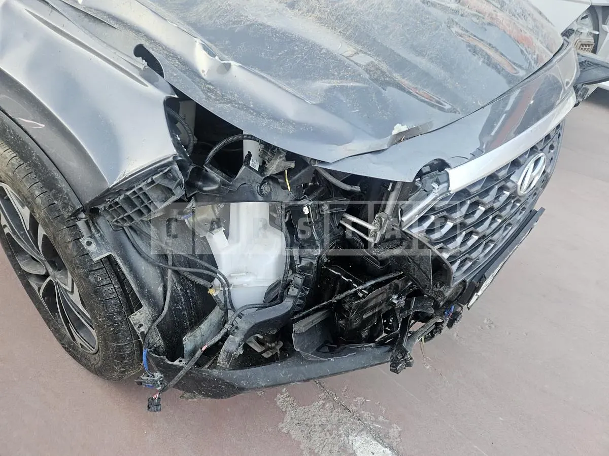 Photo 2 of 20: 2019 Hyundai Santa Fe TM 4WD, VIN KMHS381CDLU228815 — Korean insurance auction