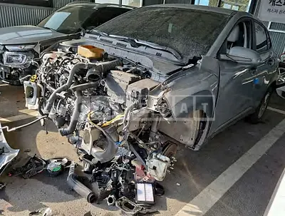 Photo 1 of 13: 2022 Hyundai Kona, VIN KMHK3813GNU896481 — Korean insurance auction