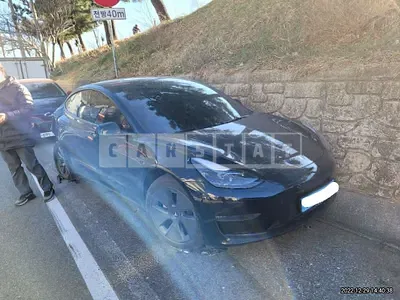 Photo 1 of 5: 2022 Tesla Model 3 Long Range, VIN 5YJ3E1EBXNF149202 — Korean insurance auction