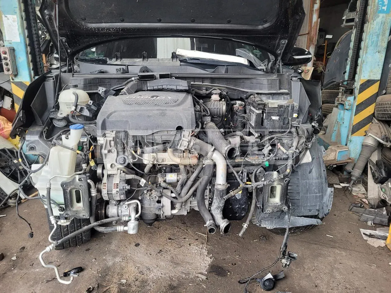 Photo 2 of 9: 2015 Kia Sportage, VIN KNAPM813BGK008634 — Korean insurance auction