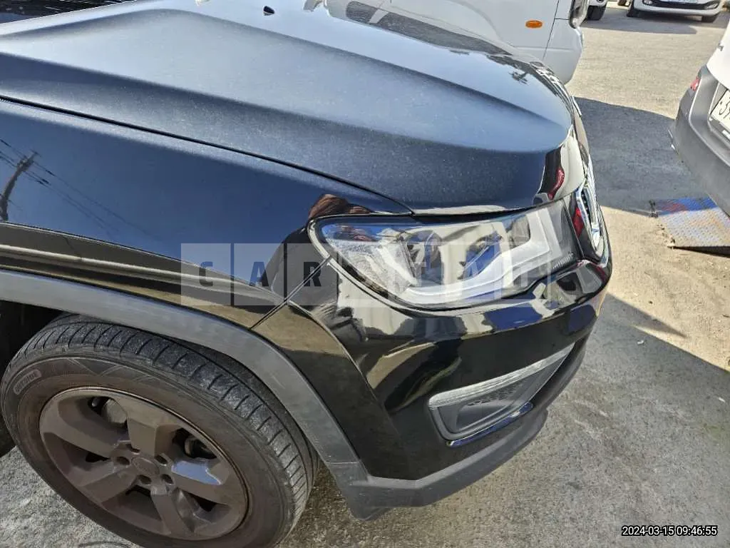 Photo 2 of 7: 2018 Jeep Compass, VIN 3C4NJDBB0JT396623 — Korean insurance auction