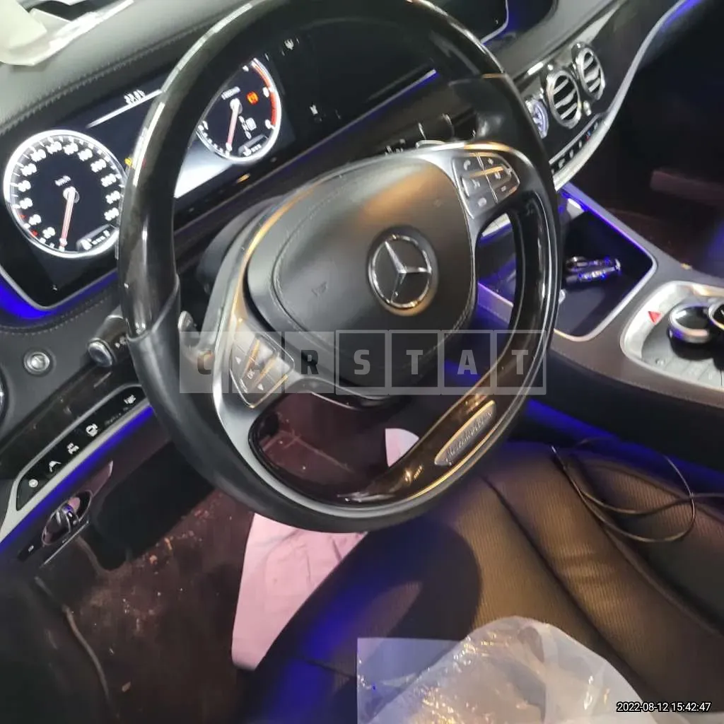 Photo 2 of 23: 2017 Mercedes-Benz S350d 4Matic L, VIN WDDUG3DB1HA331367 — Korean insurance auction