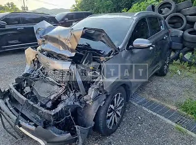 Photo 1 of 7: 2018 Kia Sportage, VIN KNAP781ABJK380652 — Korean insurance auction