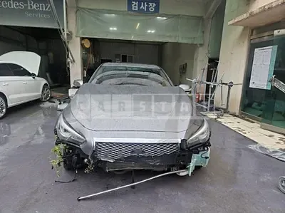 Photo 1 of 50: 2015 Infiniti Q50 2.2d, VIN JNKDV71E9FM531459 — Korean insurance auction