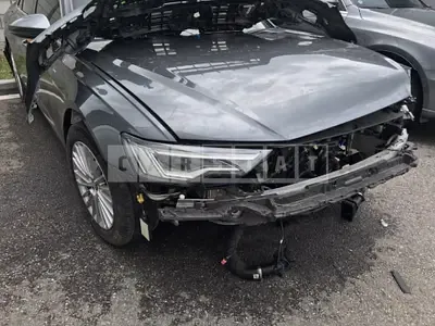 Photo 1 of 43: 2020 Audi A6 45 TFSI quattro, VIN WAUZZZF25LN037267 — Korean insurance auction