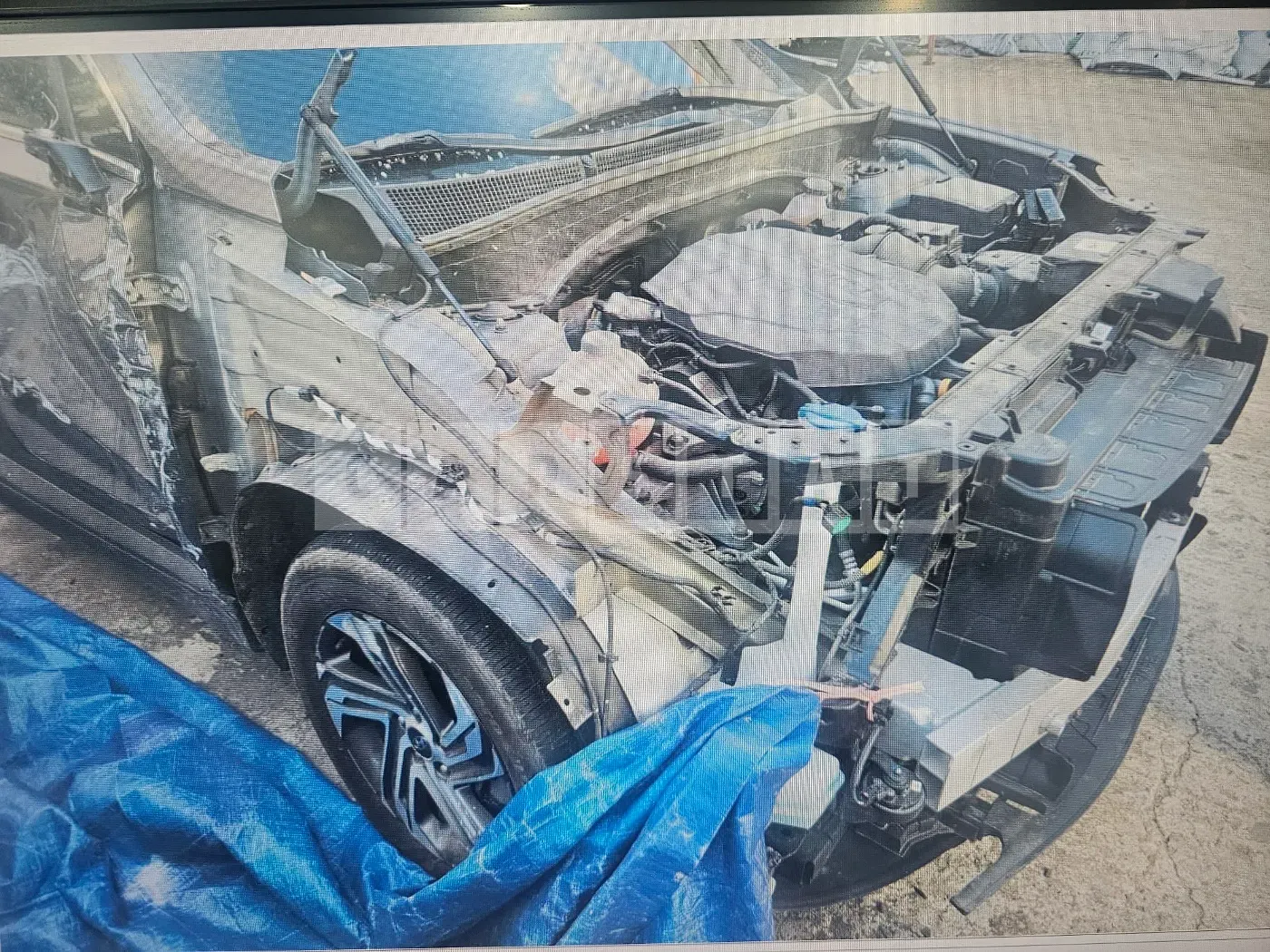 Photo 2 of 6: 2022 Hyundai Santa Fe, VIN KMHS281HHNU425323 — Korean insurance auction