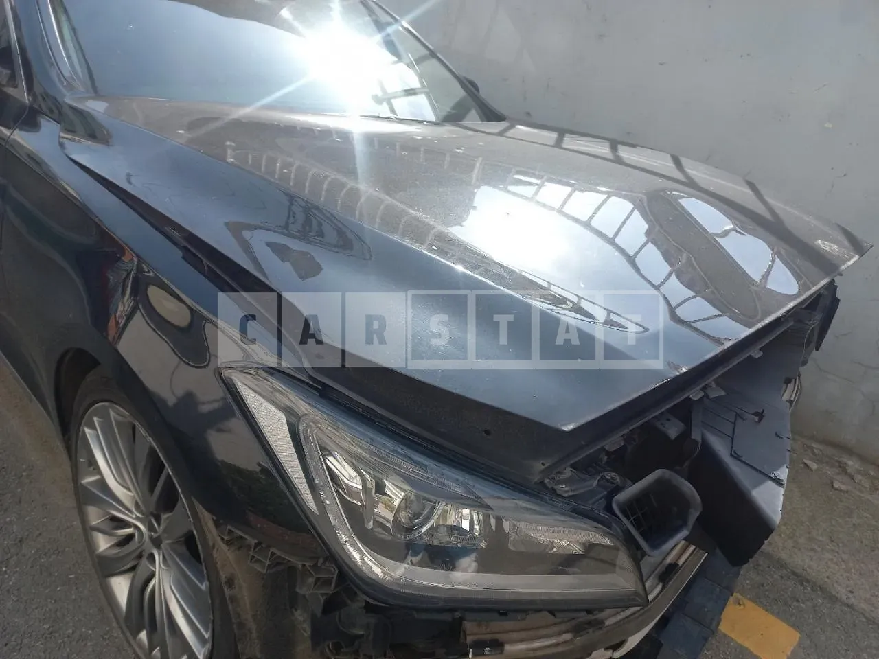 Photo 2 of 23: 2016 Hyundai Genesis /G80, VIN KMHGM41DBHU179027 — Korean insurance auction