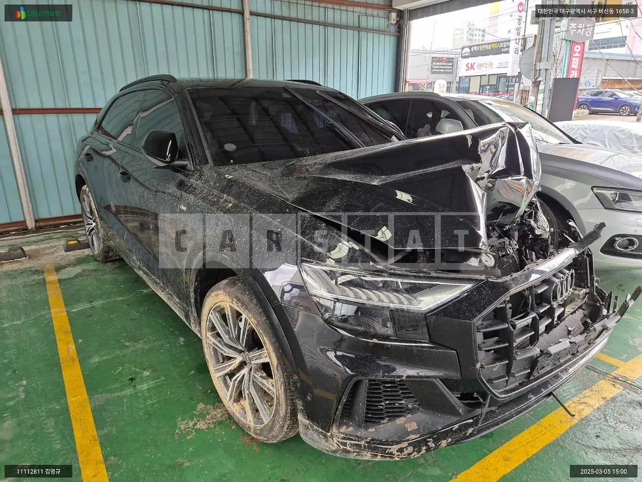 Photo 2 of 11: 2021 Audi Q8 55 TFSI quattro, VIN WAUZZZF19MD015223 — Korean insurance auction