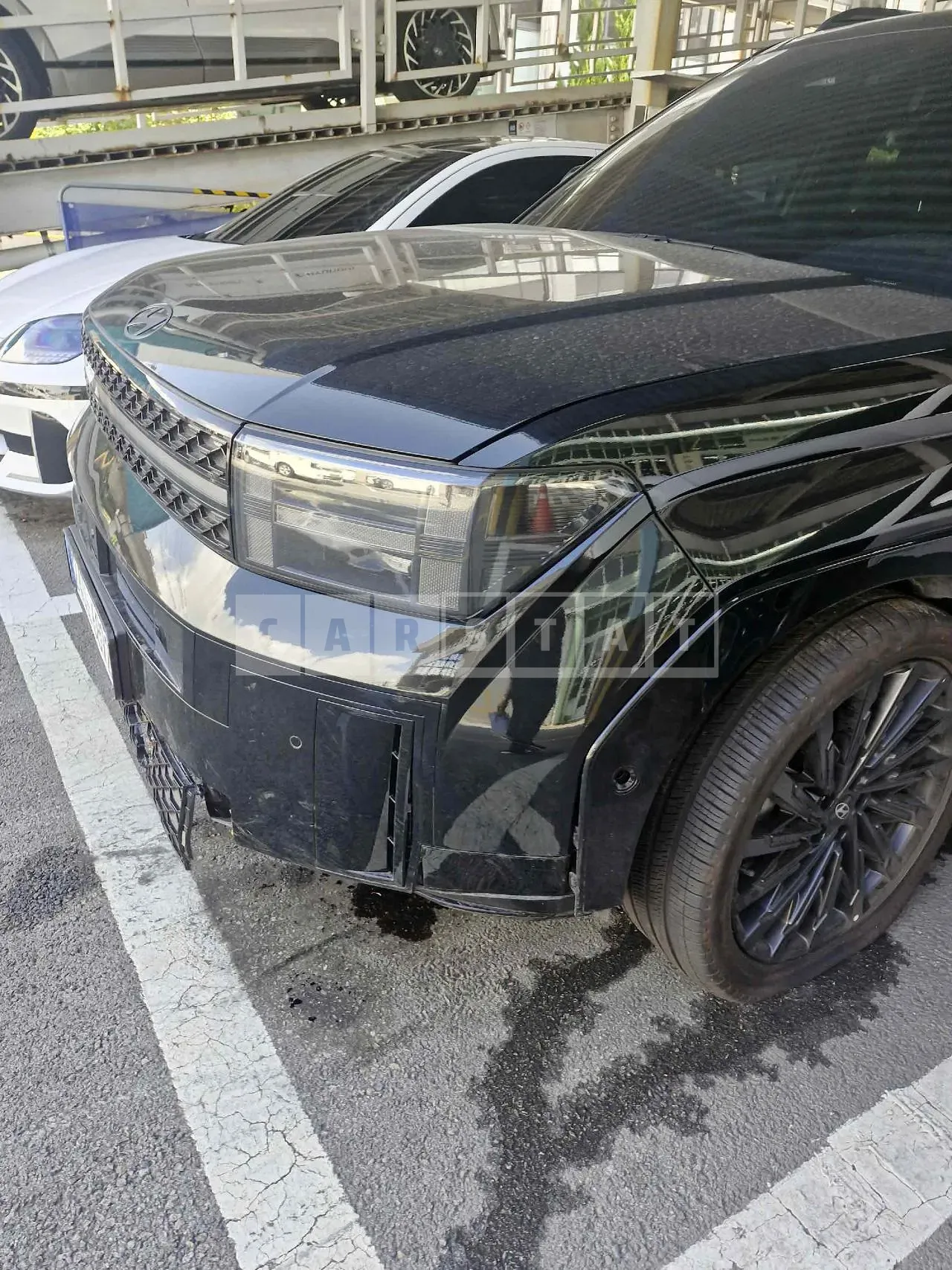 Photo 2 of 12: 2025 Hyundai Santa Fe, VIN KMHP581LGSU056554 — Korean insurance auction