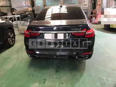 Photo 1 of 12: 2015 BMW 730Ld xDrive, VIN WBA7G6109GG509224 — Korean insurance auction