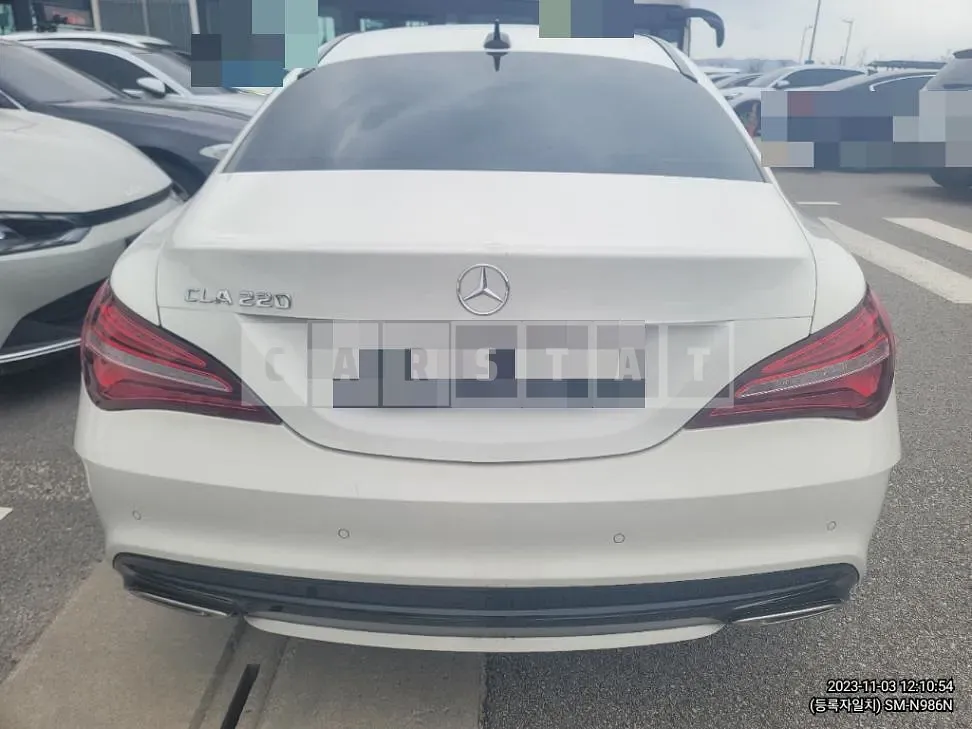 Photo 2 of 5: 2018 Mercedes-Benz CLA220, VIN WDDSJ4FB2JN620106 — Korean insurance auction