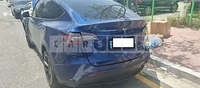 Photo 1 of 15: 2021 Tesla Model Y LongRange, VIN 5YJYGDEE7MF168705 — Korean insurance auction