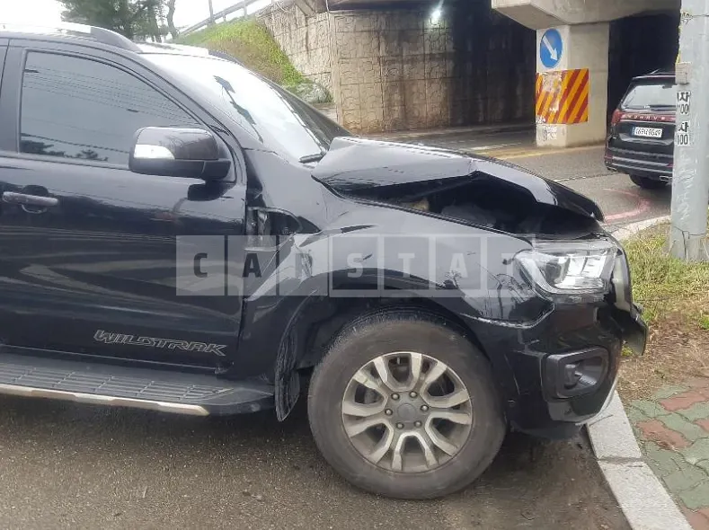 Photo 2 of 3: 2021 Ford Ranger Wildtrak, VIN 6FPPXXMJ2MMM84534 — Korean insurance auction