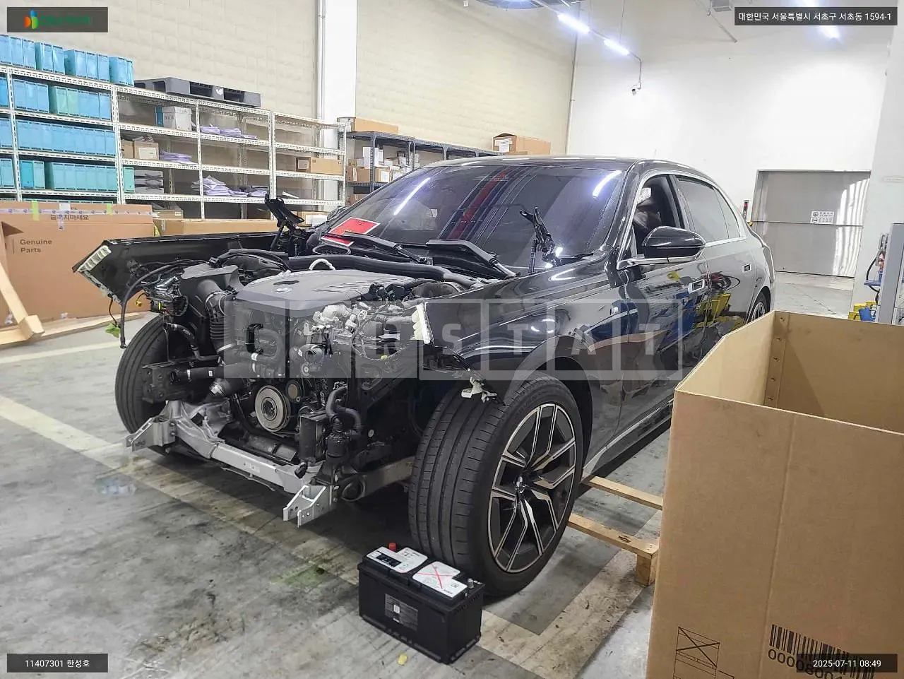 Photo 2 of 28: 2024 BMW 740d xDrive, VIN WBA21EJ07RCR81146 — Korean insurance auction
