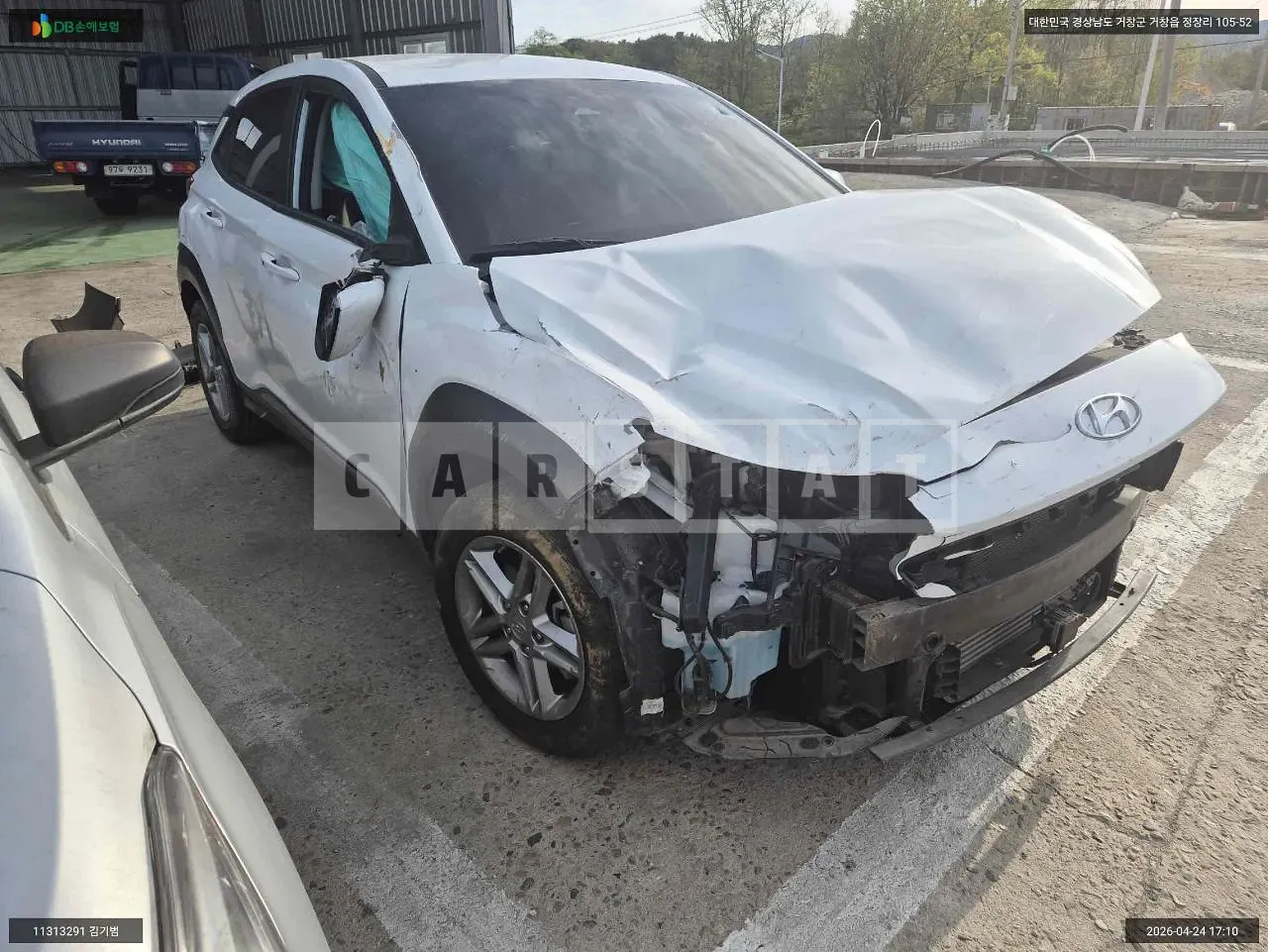 Photo 2 of 10: 2021 Hyundai Kona, VIN KMHK3813GMU720252 — Korean insurance auction