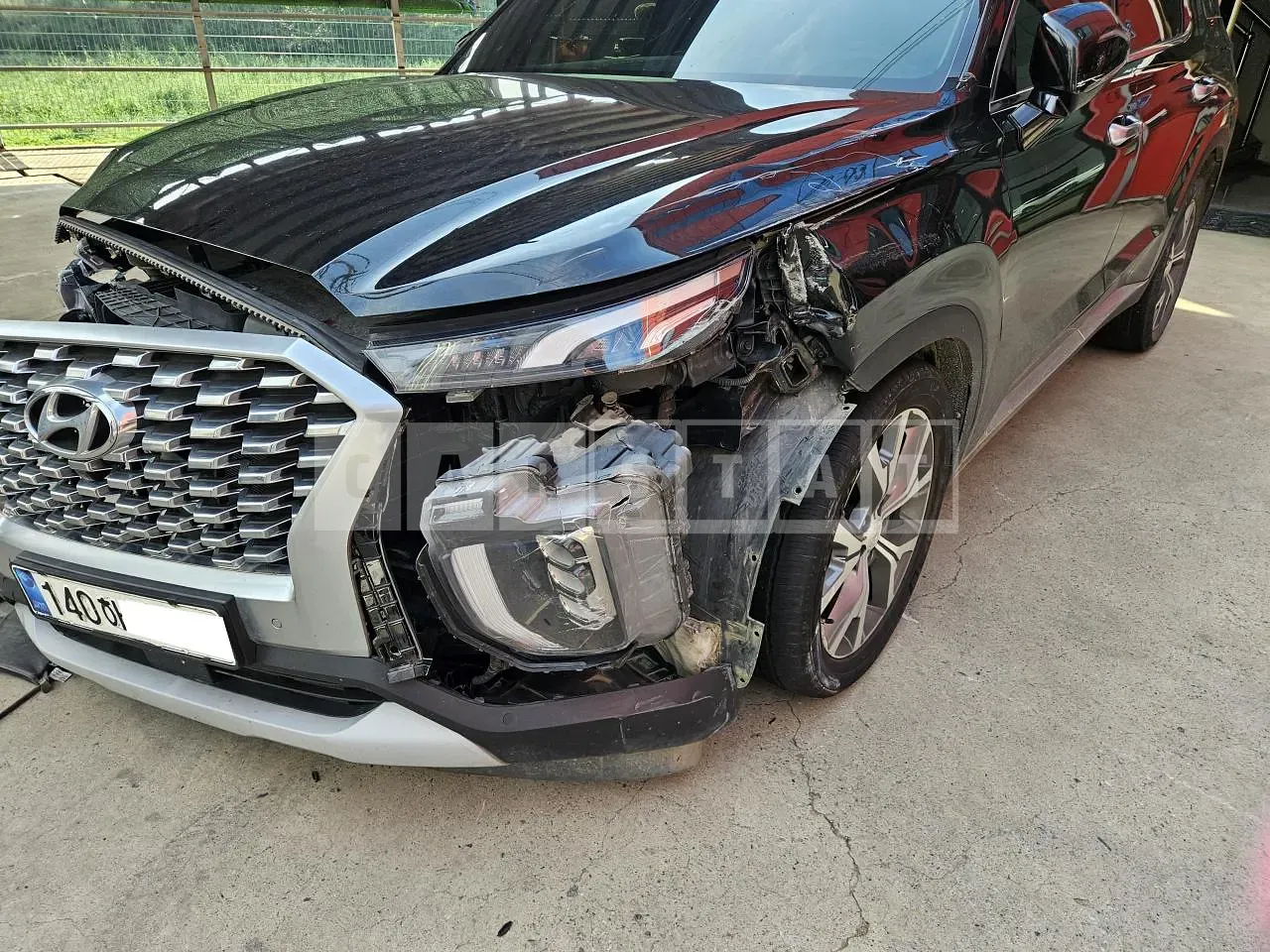 Photo 2 of 48: 2021 Hyundai Palisade (Palisade), VIN KMHR381EDMU254827 — Korean insurance auction