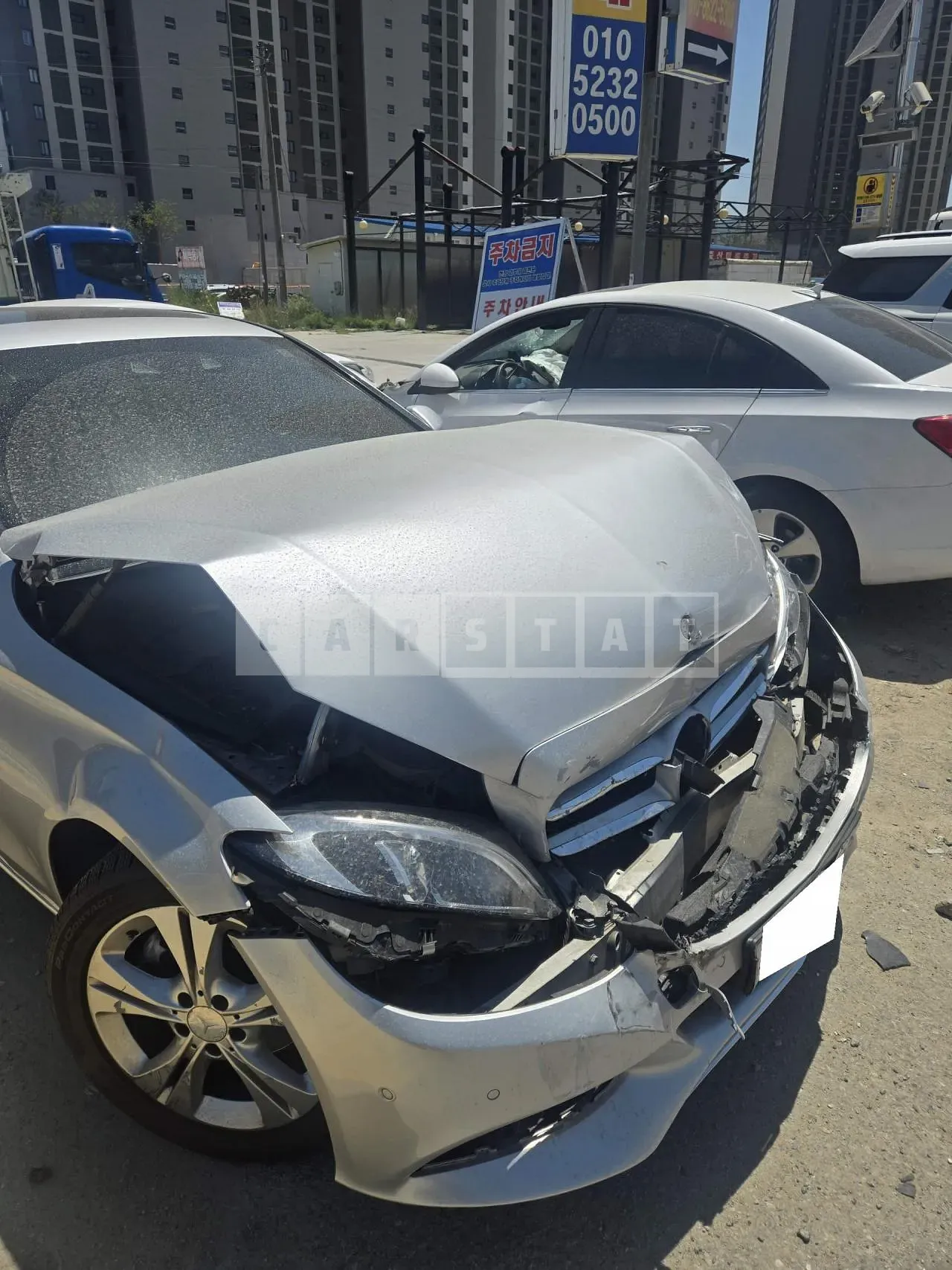 Photo 2 of 11: 2015 Mercedes-Benz C220d 4Matic, VIN WDDWF0FB2GF284505 — Korean insurance auction