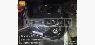 Photo 1 of 5: 2018 Hyundai Santa Fe 2.2 (4WD) — Korean insurance auction