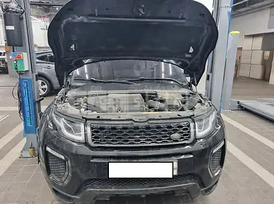 Photo 1 of 9: 2018 Land Rover Range Rover Evoque 2.0d, VIN SALVA2BNXJH323801 — Korean insurance auction