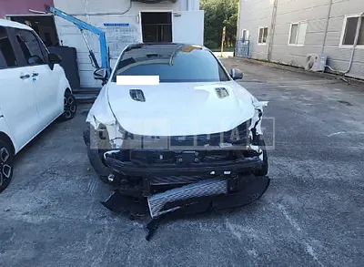 Photo 1 of 22: 2021 Kia Stinger, VIN KNAE551CDMS098940 — Korean insurance auction