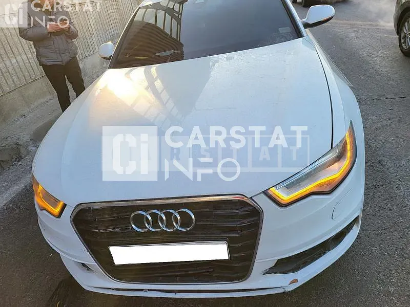 Photo 2 of 8: 2015 Audi A6 45 TDI quattro, VIN WAUZZZ4G1FN023367 — Korean insurance auction