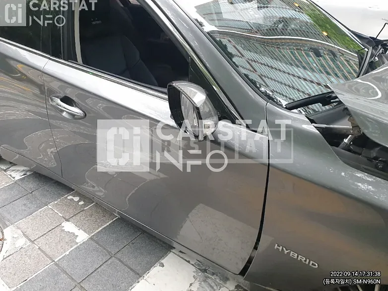 Photo 2 of 8: 2017 Infiniti Q50S Hybrid, VIN JNKAV71E9HM150085 — Korean insurance auction
