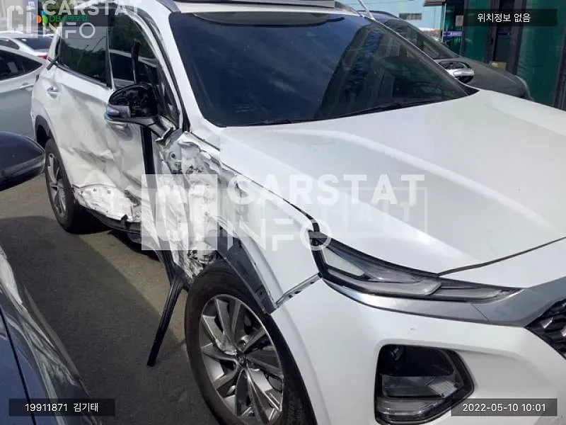 Photo 2 of 28: 2020 Hyundai Santa Fe, VIN KMHS281ABLU294620 — Korean insurance auction