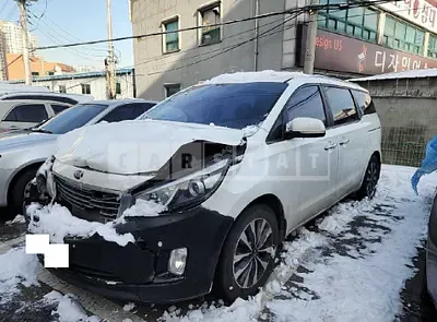 Photo 1 of 10: 2015 Kia Carnival, VIN KNHMF37ABFS008722 — Korean insurance auction