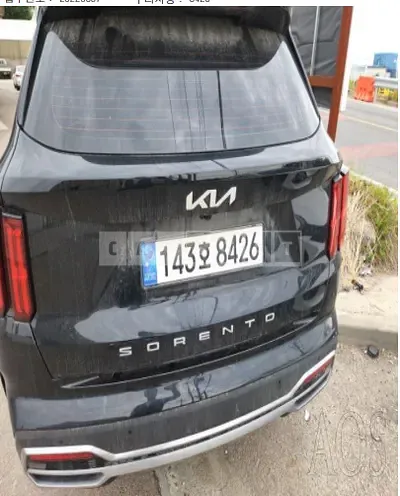 Photo 1 of 6: 2022 Kia Sorento, VIN KNARH81FGNA137783 — Korean insurance auction