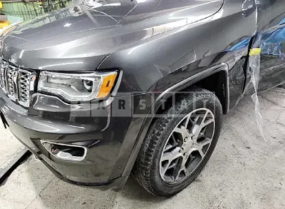 Photo 1 of 23: 2021 Jeep Straw Grand Cherokee, VIN 1C4RJFCG0MC528951 — Korean insurance auction