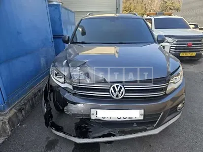 Photo 1 of 11: 2015 Volkswagen Tiguan 2.0 TDI Blue Motion, VIN WVGZZZ5NZFW549584 — Korean insurance auction
