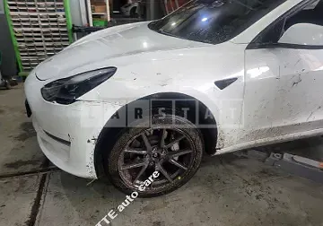 Photo 2 of 40: 2021 Tesla Model 3 Long Range, VIN 5YJ3E1EB7MF946599 — Korean insurance auction