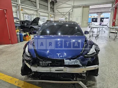 Photo 1 of 13: 2020 Tesla Model 3 Long Range, VIN 5YJ3E1EB0LF726798 — Korean insurance auction