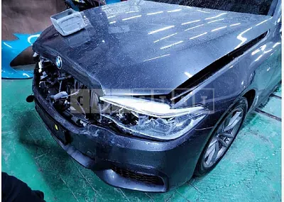 Photo 1 of 32: 2018 BMW 520d, VIN WBAJC3109JWB80489 — Korean insurance auction
