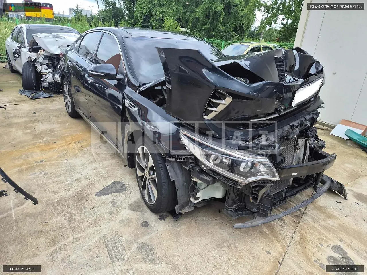 Photo 2 of 10: 2015 Kia K5, VIN KNAGU415GGA014920 — Korean insurance auction
