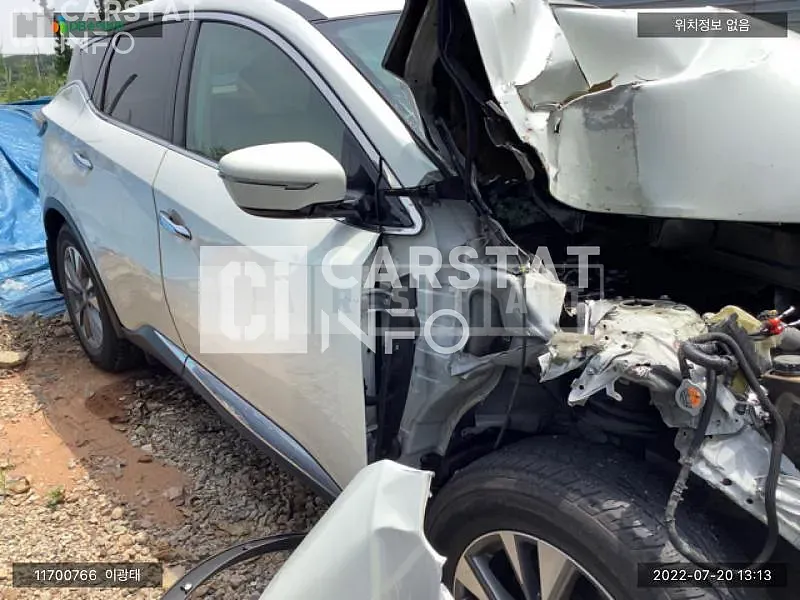 Photo 2 of 6: 2015 Nissan Murano, VIN 5N1AZ2MG2FN240641 — Korean insurance auction