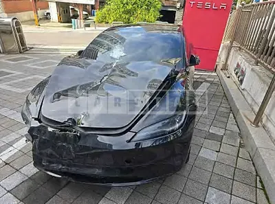Photo 1 of 23: 2024 Tesla Model 3 RWD, VIN LRW3E7F68RC137392 — Korean insurance auction