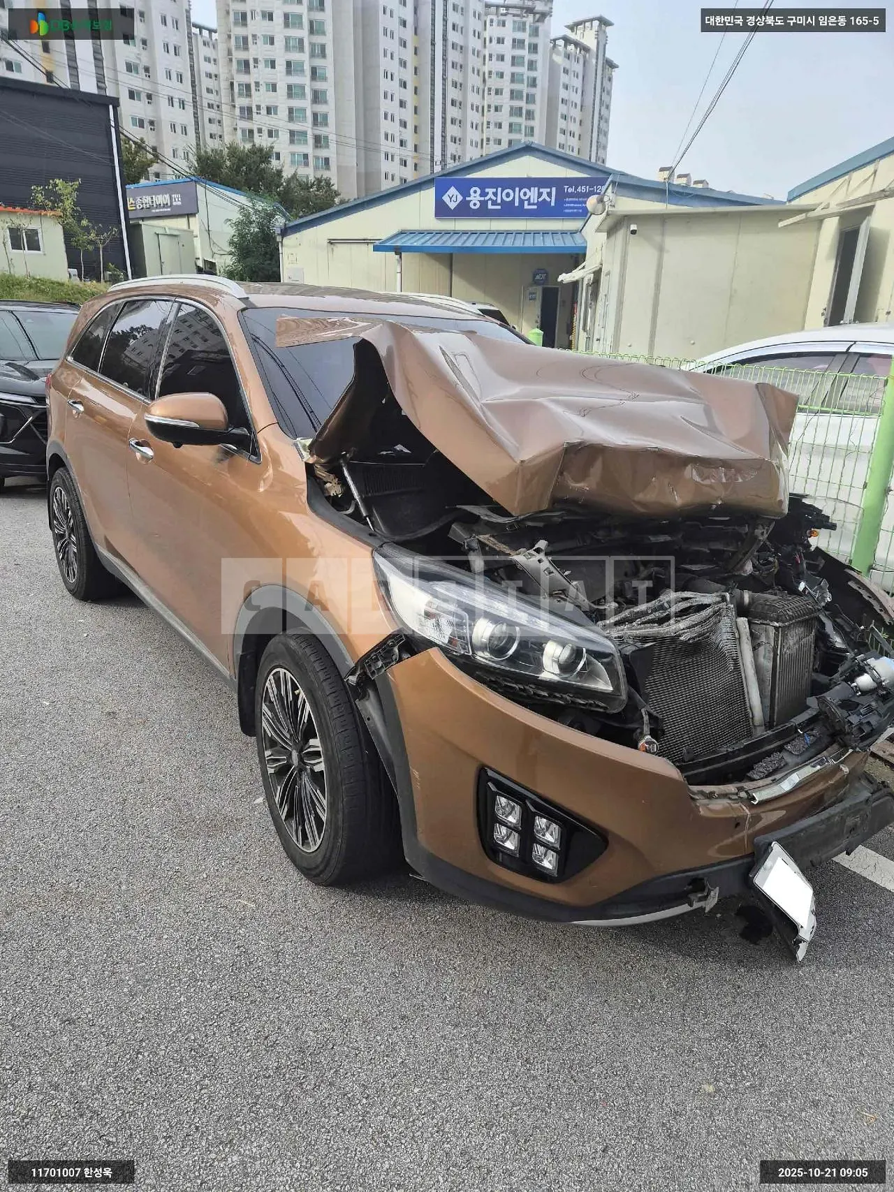 Photo 2 of 7: 2015 Kia Sorento, VIN KNAPK81BDFA035673 — Korean insurance auction