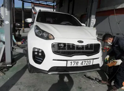 Photo 1 of 29: 2017 Kia Sportage, VIN KNAPM813BHK251306 — Korean insurance auction