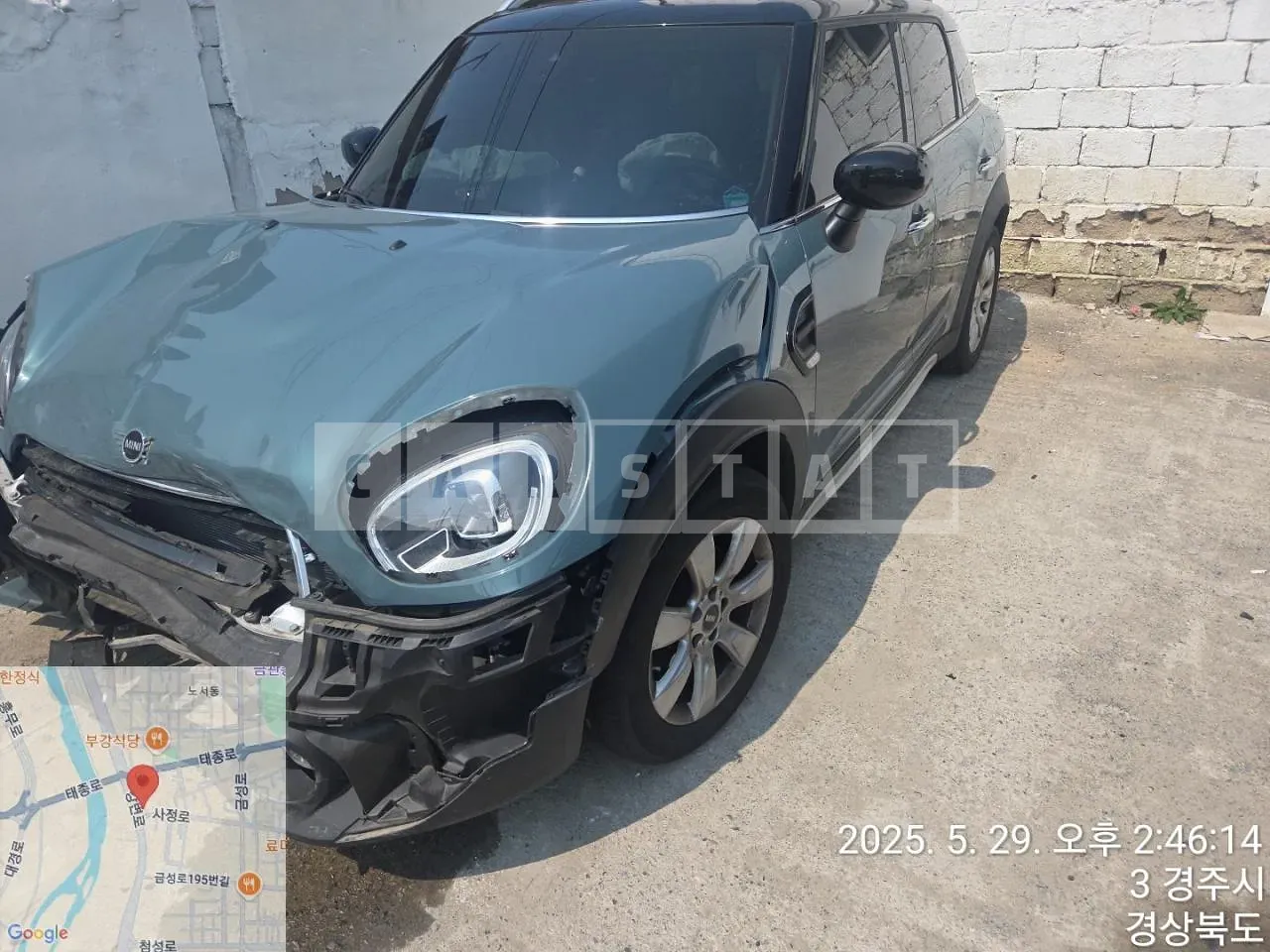 Photo 2 of 8: 2022 MINI Cooper Countryman, VIN WMW31BR08N3P21470 — Korean insurance auction