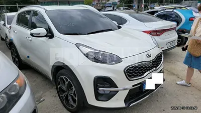 Photo 1 of 9: 2022 Kia Sportage, VIN KNAPP81ABNK976551 — Korean insurance auction