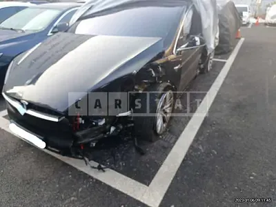 Photo 1 of 18: 2020 Tesla Model X, VIN 5YJXCAE22LF288504 — Korean insurance auction